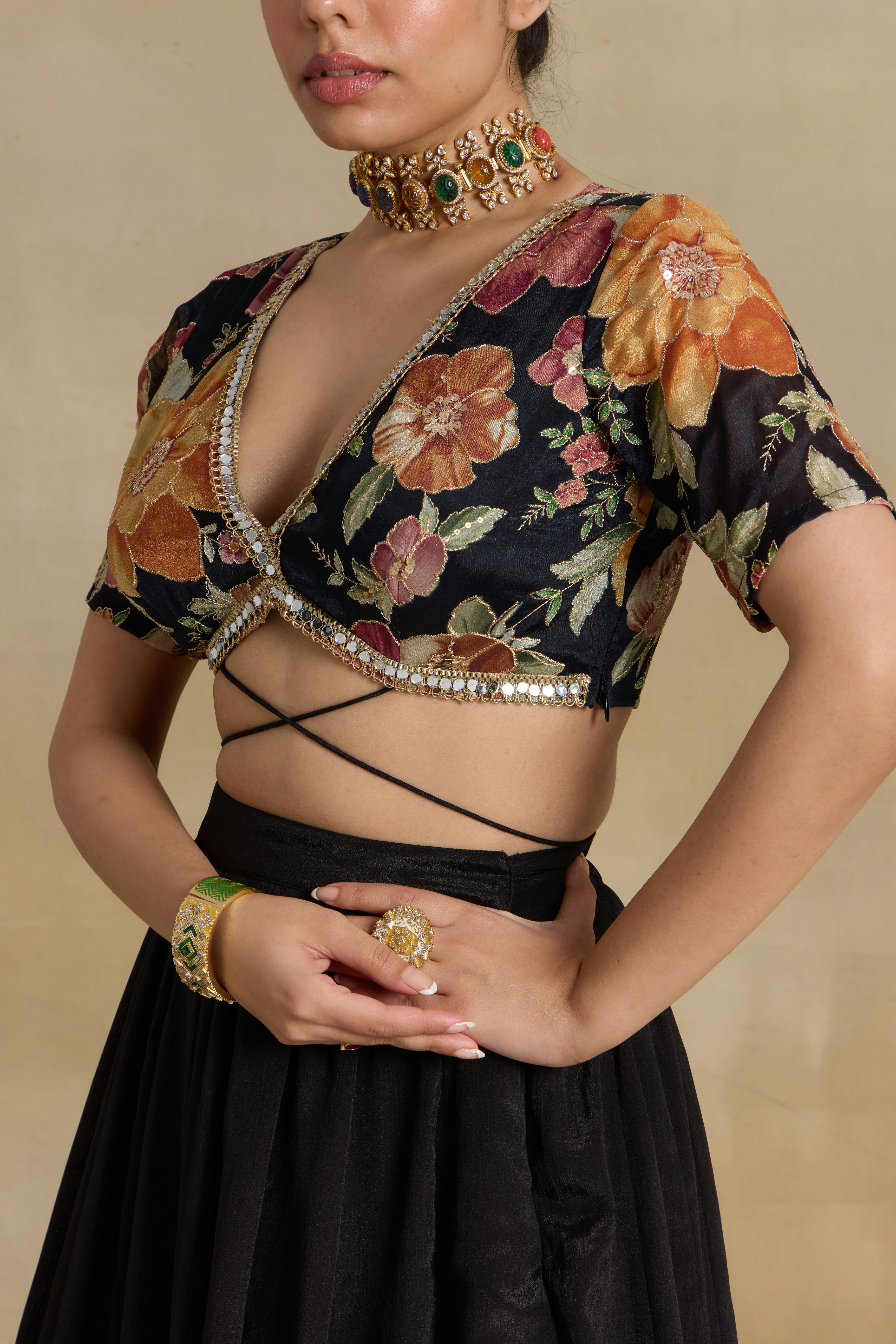 Alaya Noor Midnight Muse Lehenga Set - Image 3