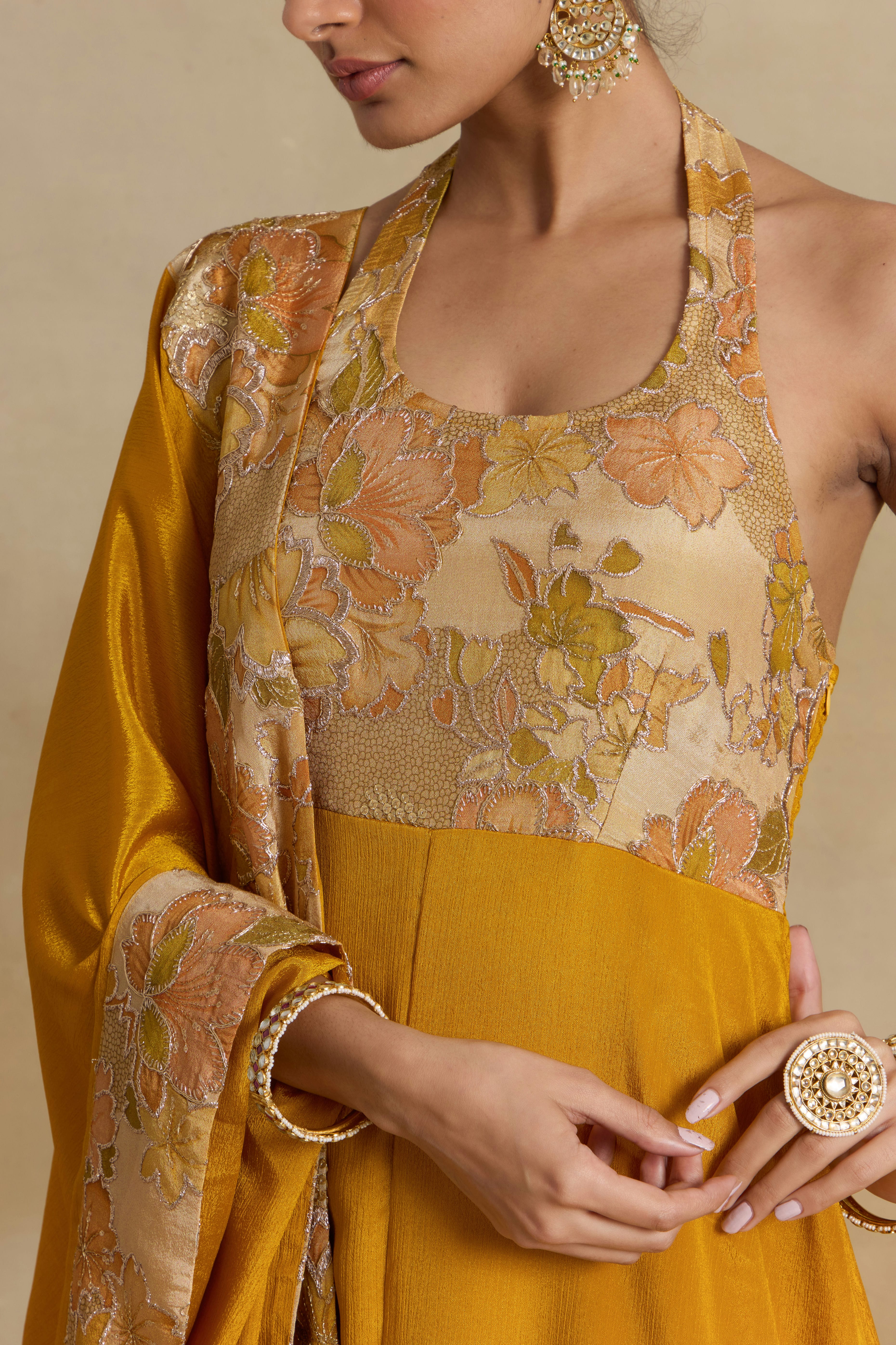 Alaya Noor Sunflower Glow Anarkali Set - Image 7