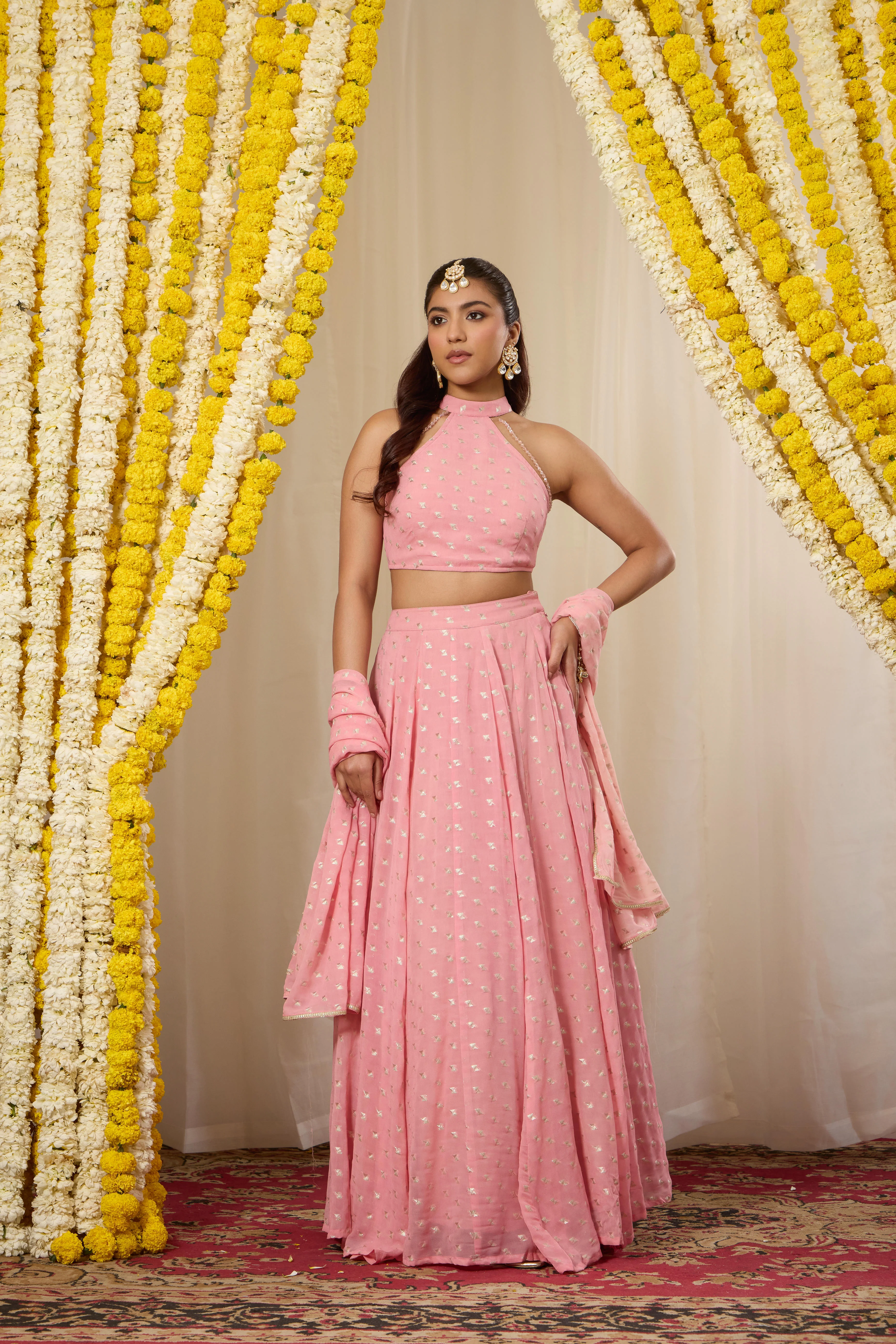 Malang Candy Pink Lehenga Set - Image 6