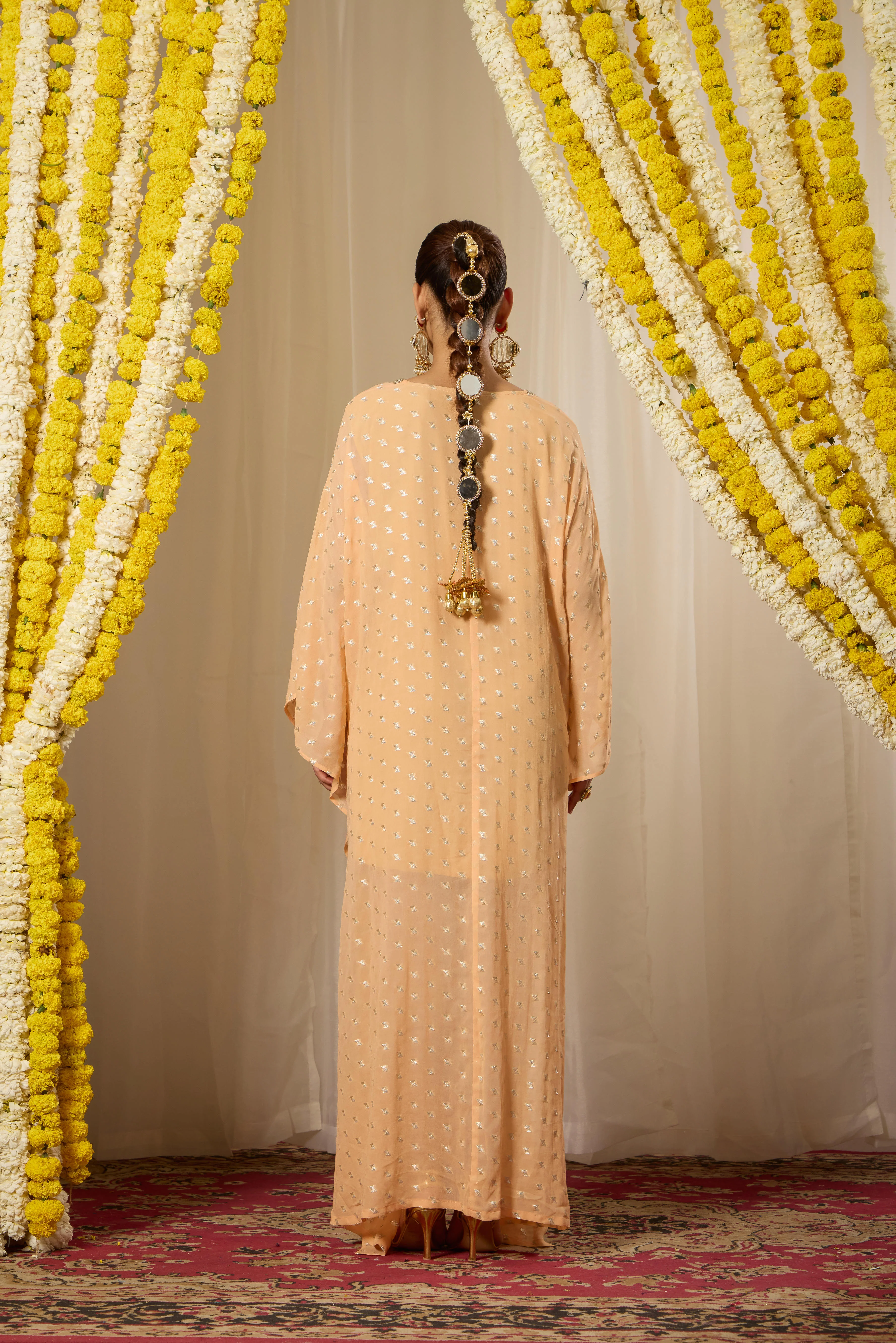 Malang Peach Kaftan - Image 7